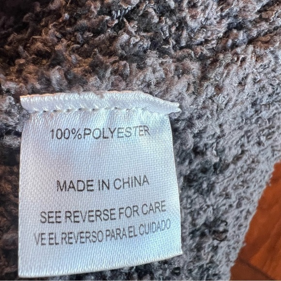 NWOT Sweet Lovely by Jen Cozy Gray Knit Sweater Size S/M - Picture 8 of 8